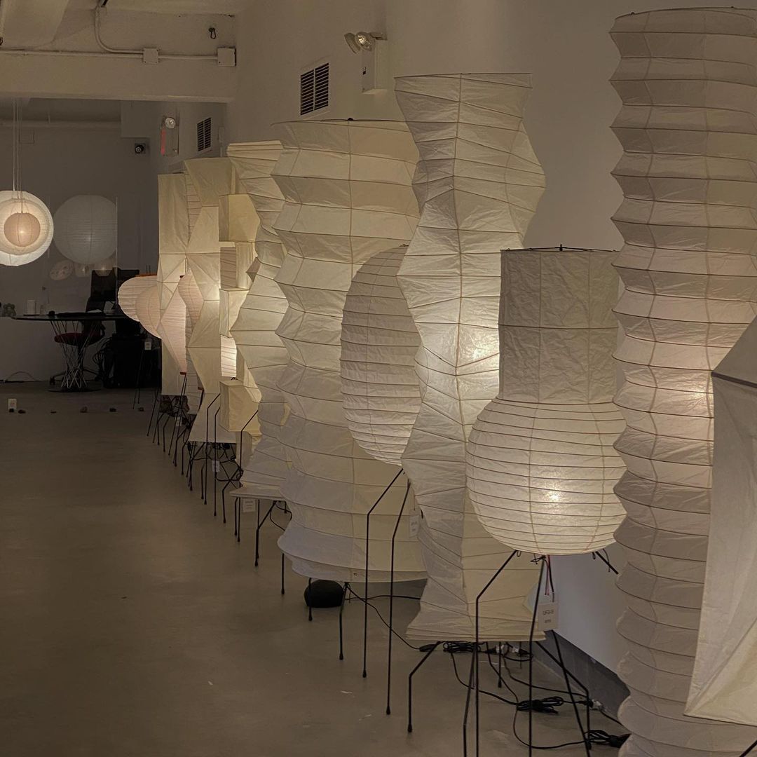 Przytulia Dom | Lampa Podłogowa z Papieru Ryżowego E27 – Designerska Lampa Stojąca Styl Japandi