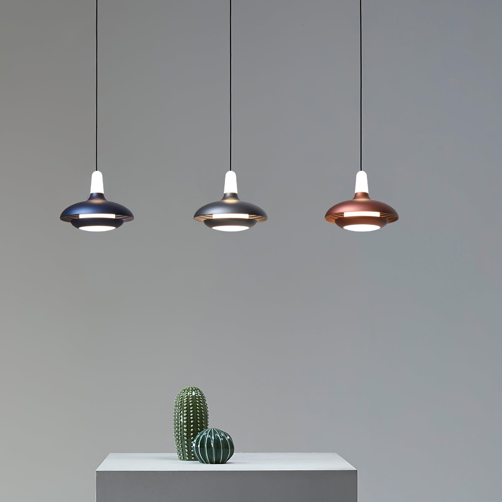 Przytulia Dom | Fiji Lampa Wisząca LED 9W – Nowoczesna Lampa Sufitowa 3000K–6000K