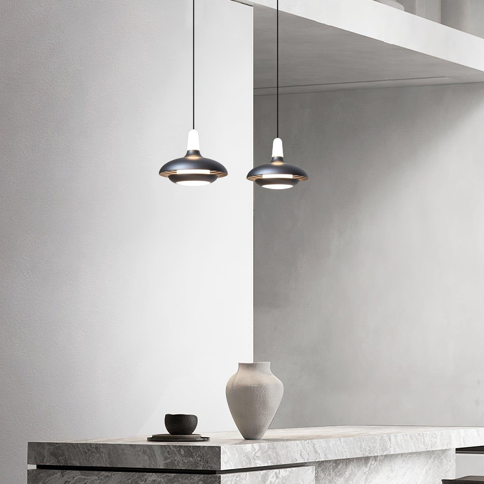 Przytulia Dom | Fiji Lampa Wisząca LED 9W – Nowoczesna Lampa Sufitowa 3000K–6000K