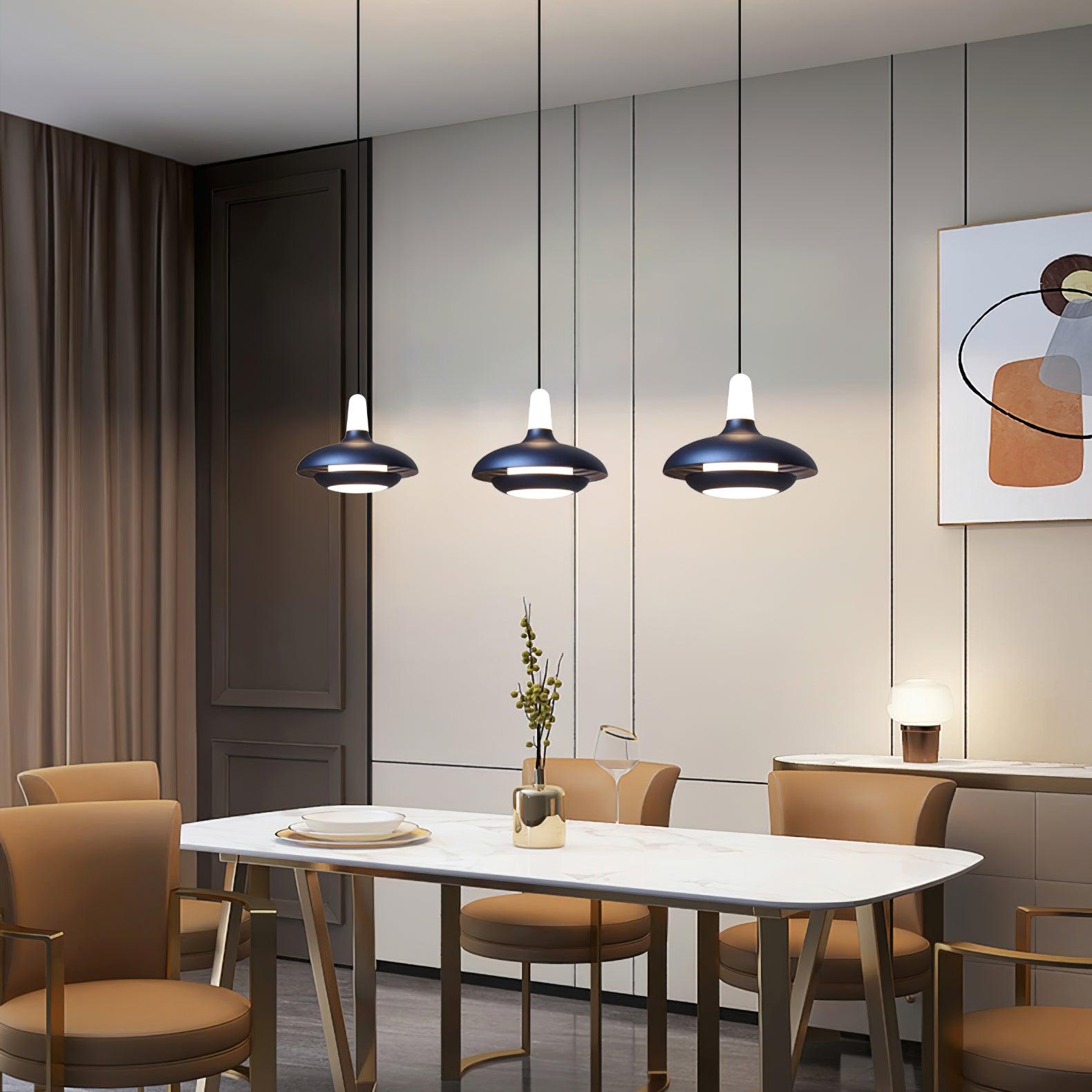Przytulia Dom | Fiji Lampa Wisząca LED 9W – Nowoczesna Lampa Sufitowa 3000K–6000K