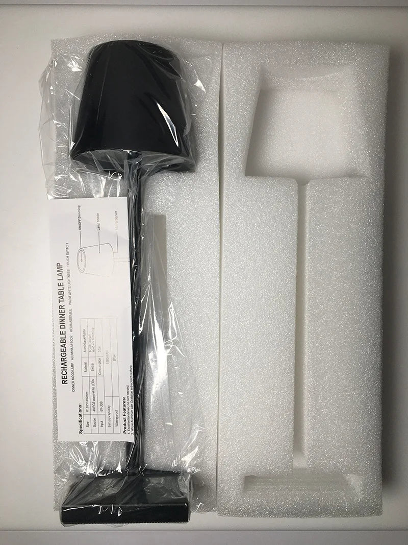 Przytulia Dom | Bezprzewodowa Lampa Stołowa LED USB – Dimmable, Wodoodporna