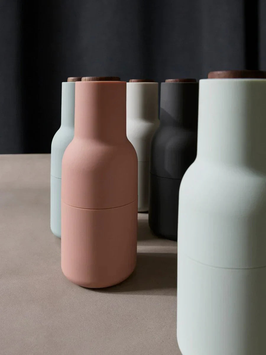 Przytulia Dom | Zestaw 2 Młynków do Pieprzu – Ceramiczny Mechanizm – Nowoczesny Design do Kuchni