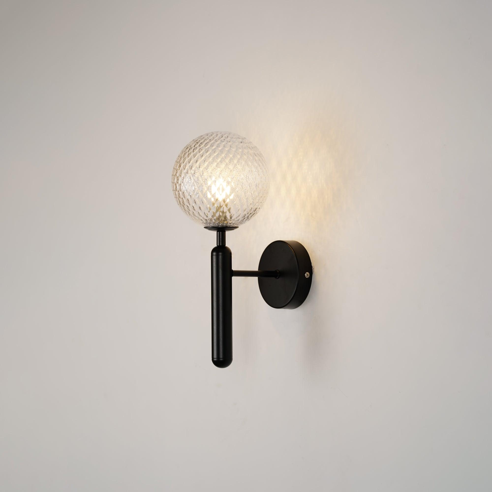 Przytulia Dom | Lampa Ścienna E14 – Skandynawska Lampa Ścienna Mosiądz i Szkło