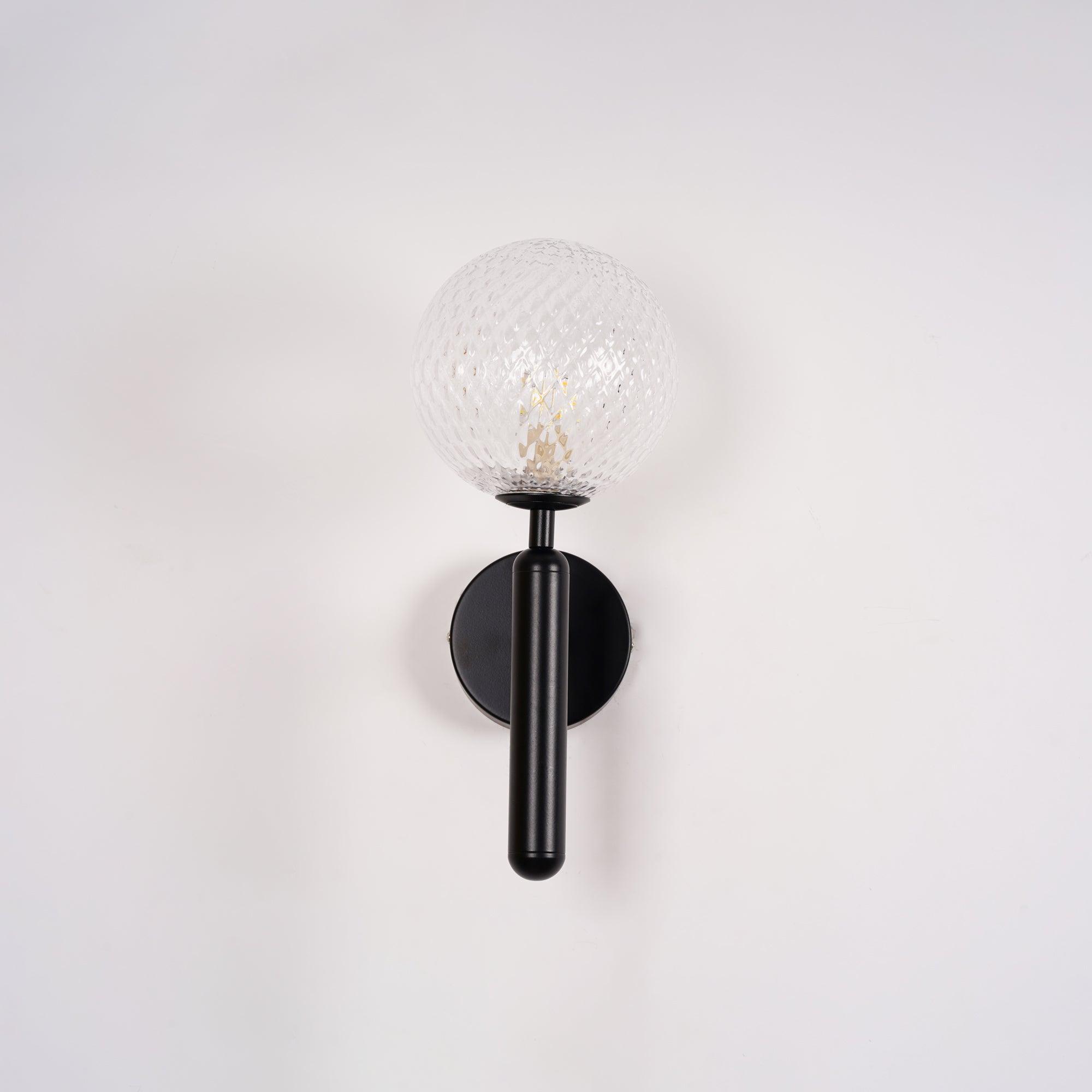Przytulia Dom | Lampa Ścienna E14 – Skandynawska Lampa Ścienna Mosiądz i Szkło