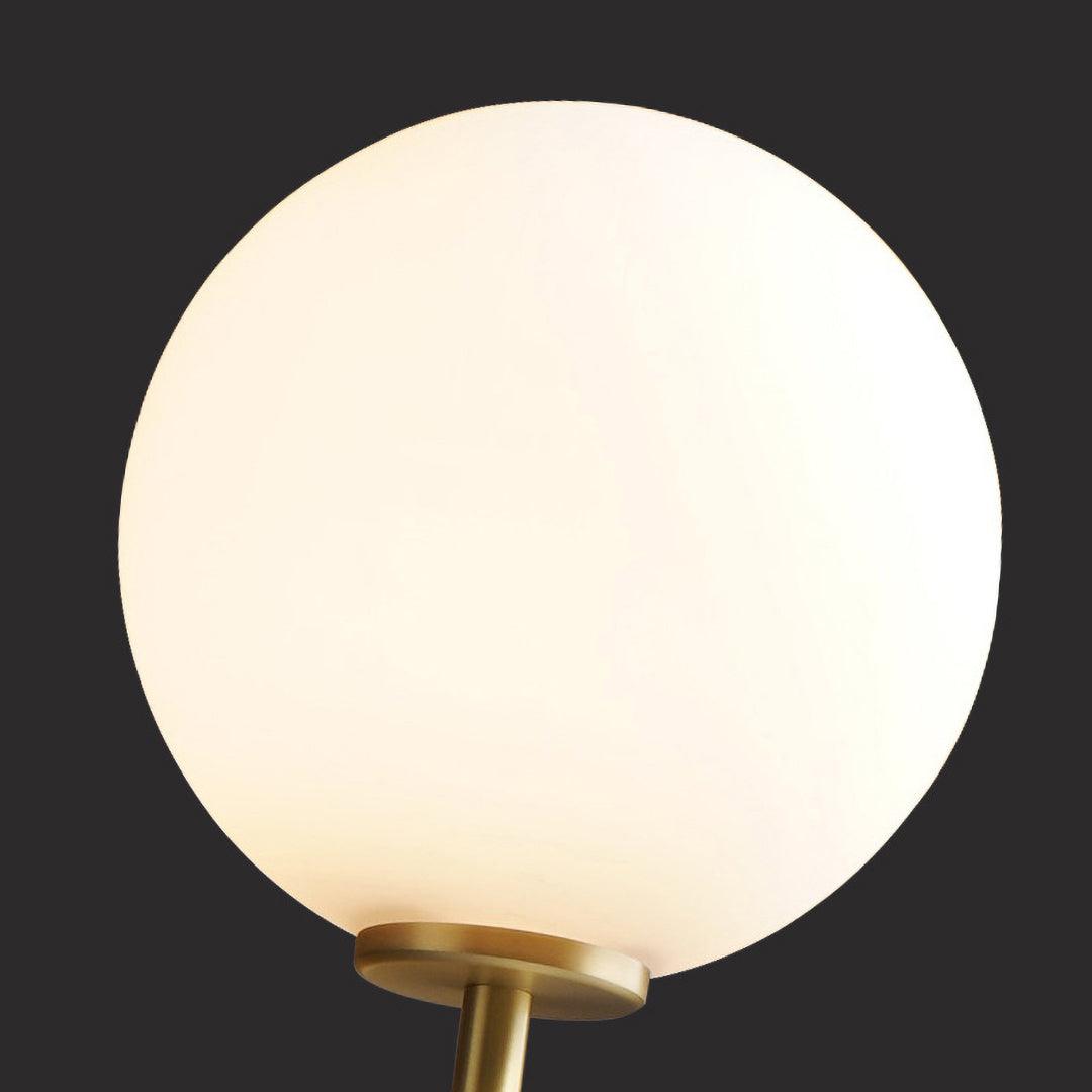 Przytulia Dom | Lampa Ścienna E14 – Skandynawska Lampa Ścienna Mosiądz i Szkło
