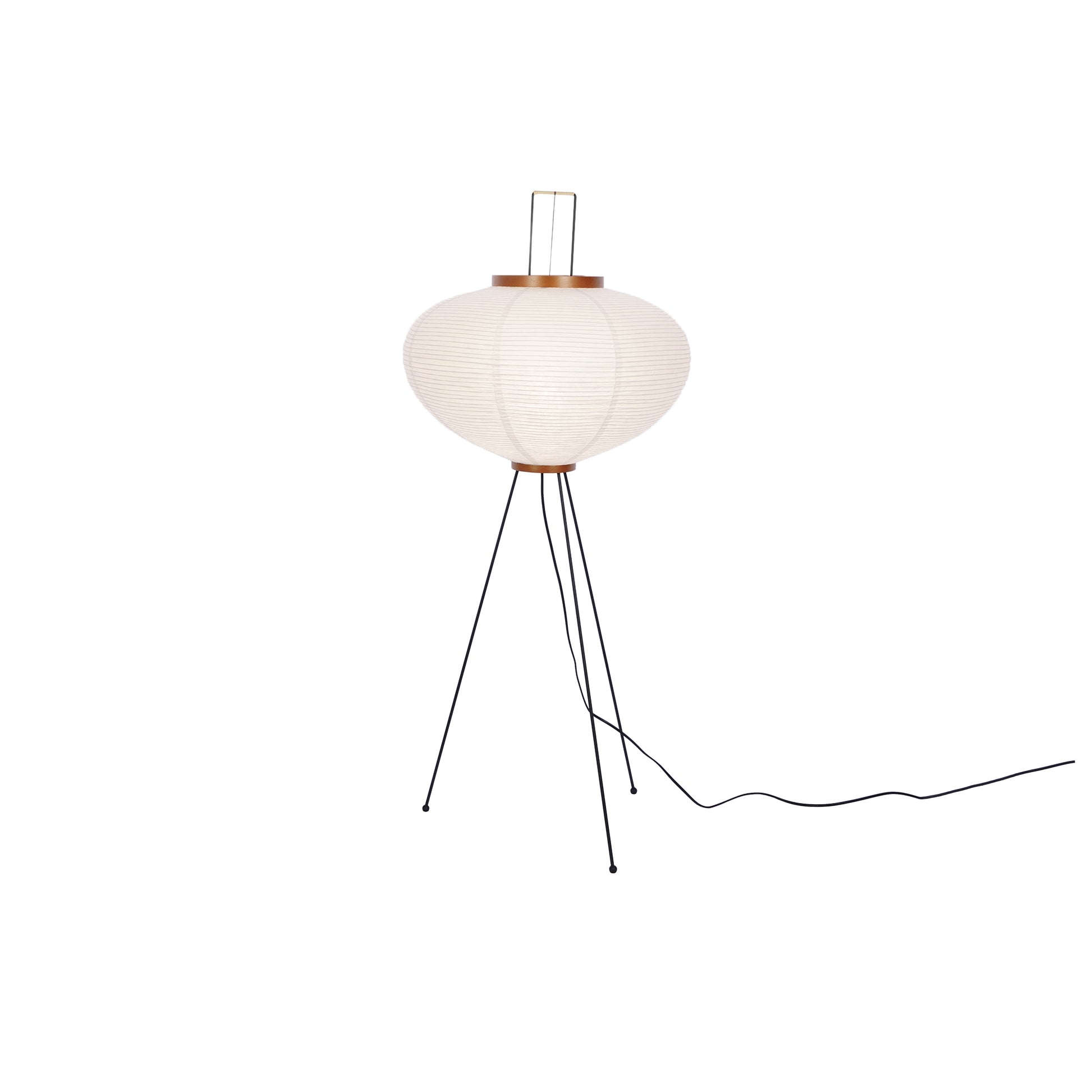 Przytulia Dom | Lampa Podłogowa z Papieru Ryżowego E27 – Designerska Lampa Stojąca Styl Japandi