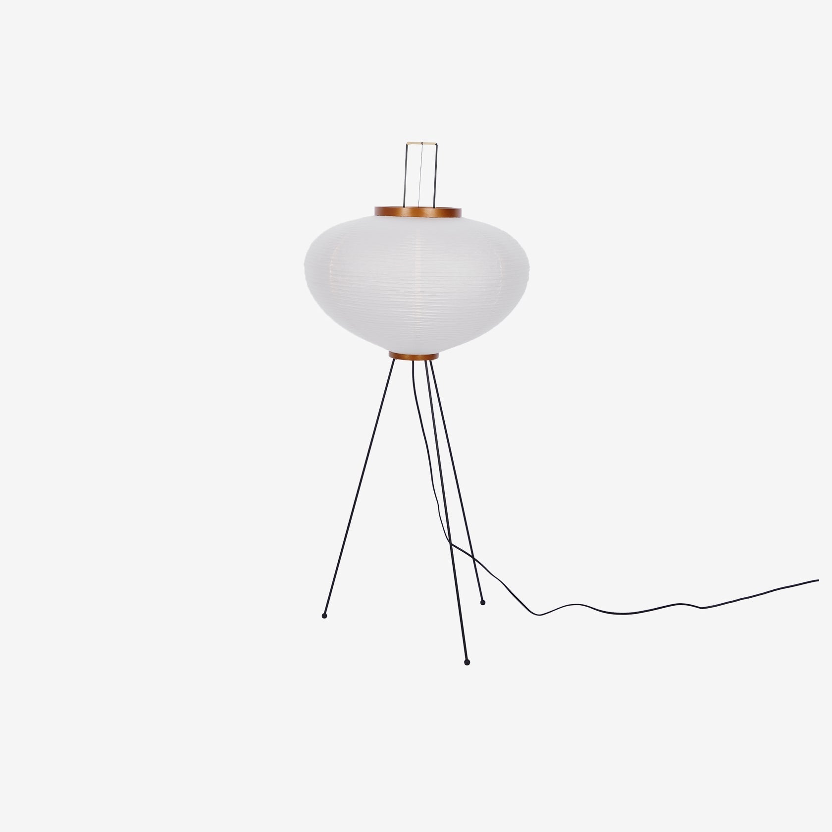 Przytulia Dom | Lampa Podłogowa z Papieru Ryżowego E27 – Designerska Lampa Stojąca Styl Japandi