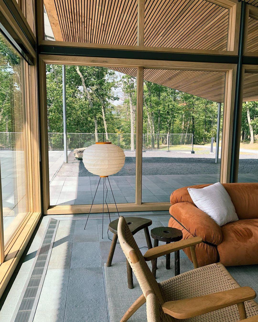 Przytulia Dom | Lampa Podłogowa z Papieru Ryżowego E27 – Designerska Lampa Stojąca Styl Japandi