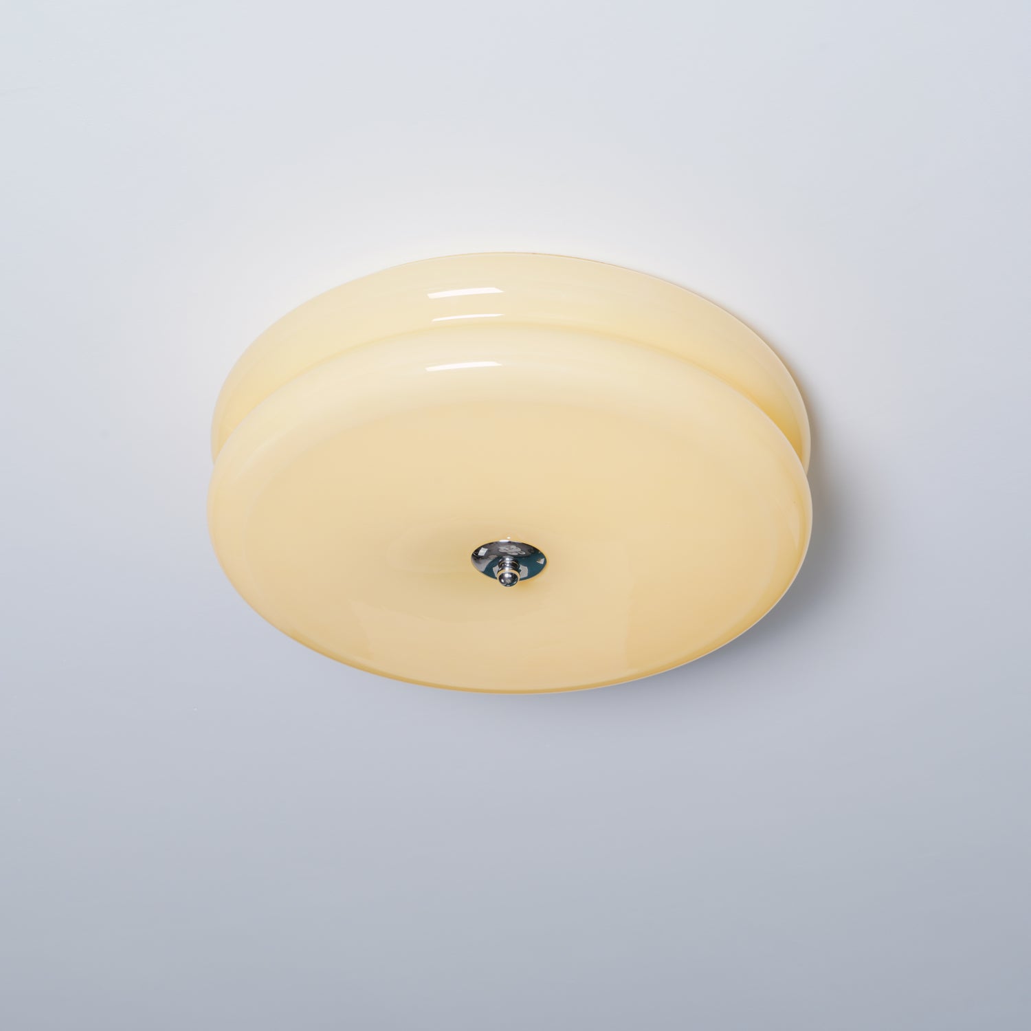 Przytulia Dom | Art Deco Vintage Lampa Sufitowa LED 24W – Plafon Szklany 3000K–6000K