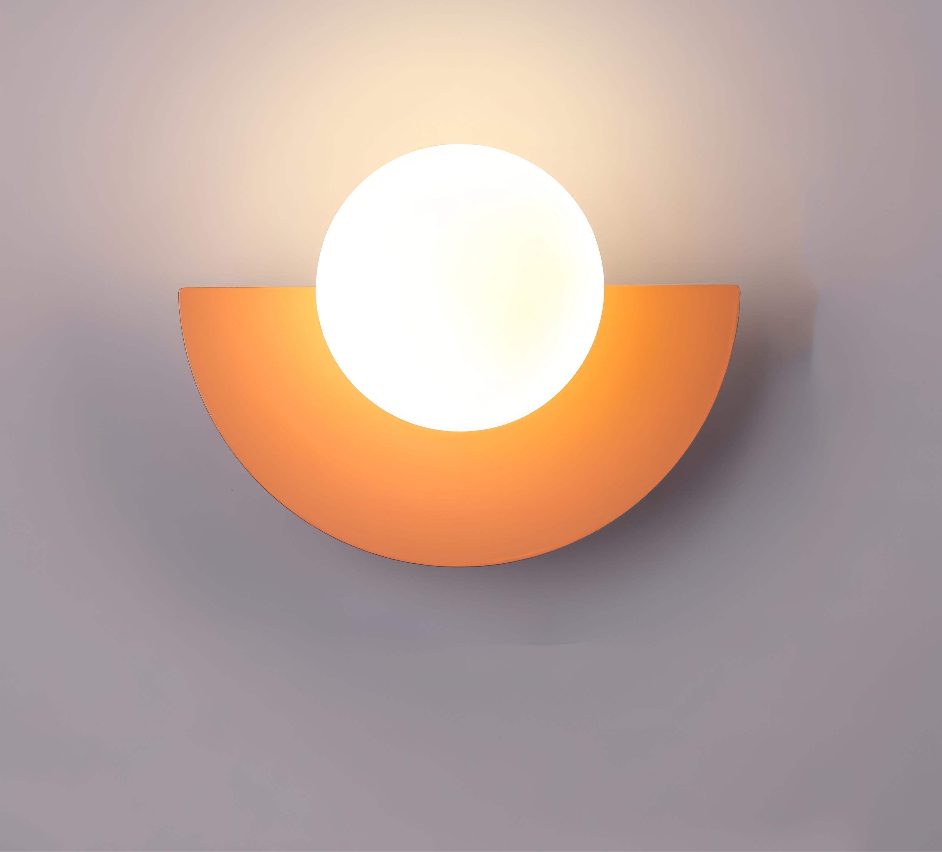 Przytulia Dom | Skandynawska Lampa Ścienna Półokrągła LED G9 – Nowoczesna Lampa Wewnętrzna