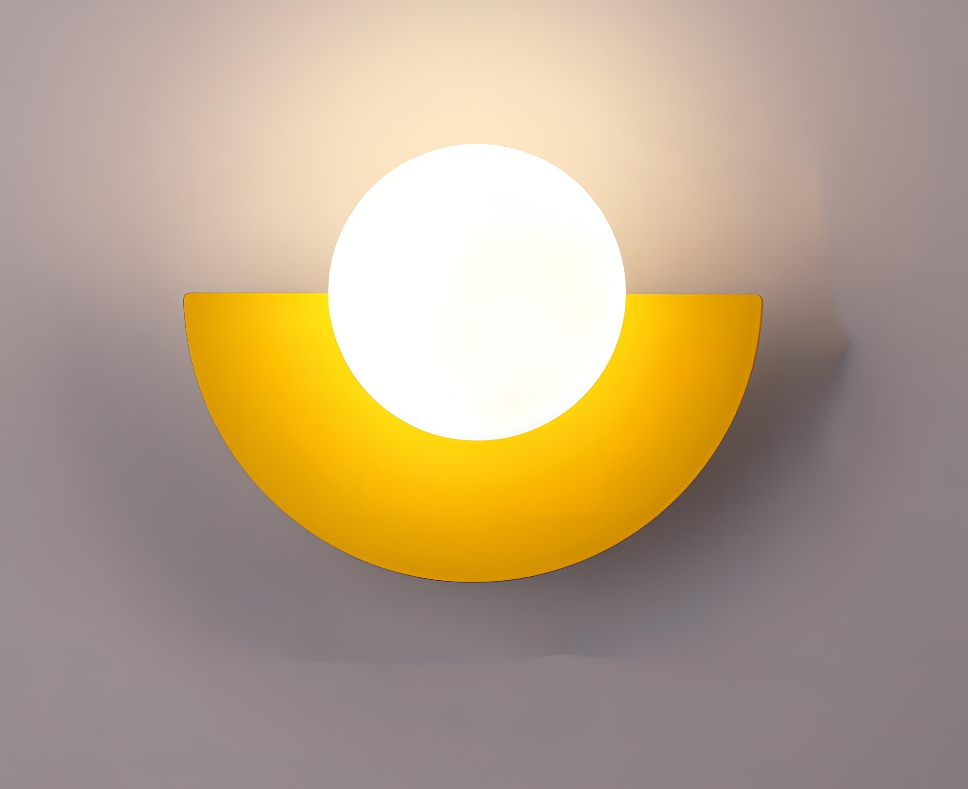 Przytulia Dom | Skandynawska Lampa Ścienna Półokrągła LED G9 – Nowoczesna Lampa Wewnętrzna