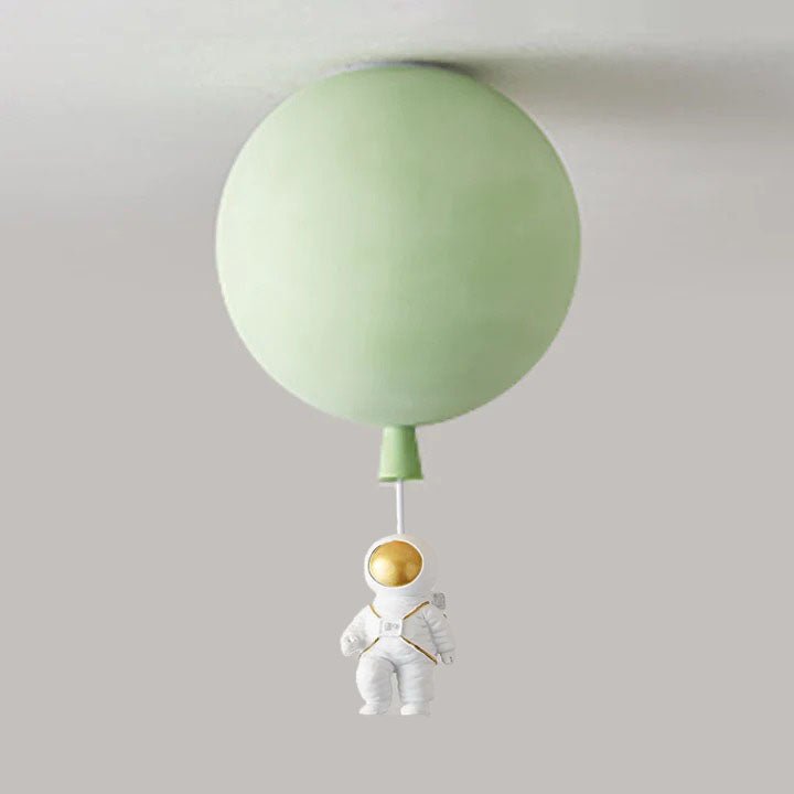 Przytulia Dom | Lampa Sufitowa LED Księżyc i Astronauta – Dekoracyjny Plafon E27