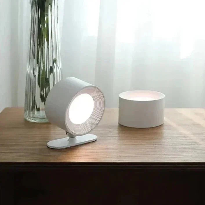 Przytulia Dom | Bezprzewodowa Lampa Ścienna LED – Regulowana 360° Lampka Dimmable USB