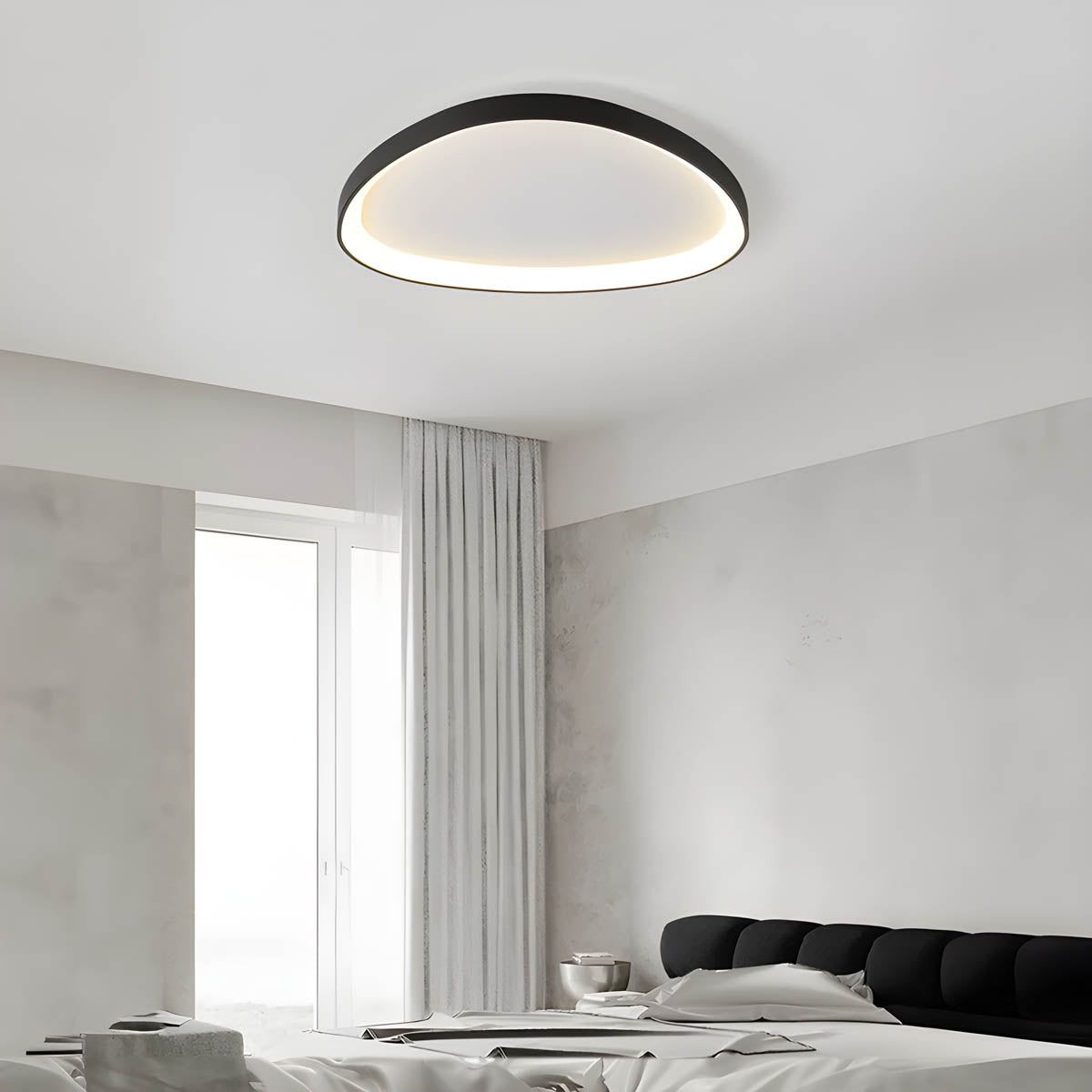 Przytulia Dom | Dewy Lampa Sufitowa LED 24–72W – Nowoczesny Plafon 42/62 cm 3000K–6000K