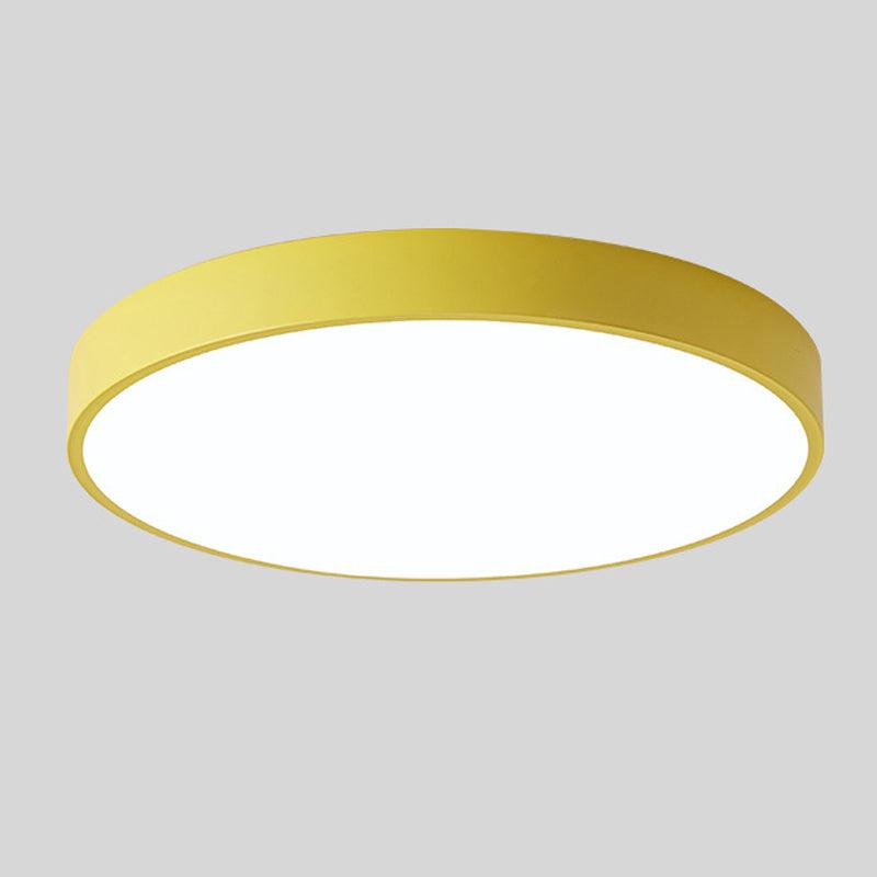 Przytulia Dom | Skandynawska Lampa Sufitowa LED Macaron Drewniana – Okrągły Plafon 23/30 cm