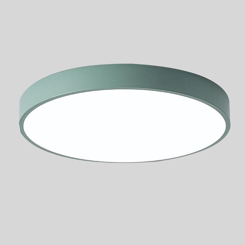 Przytulia Dom | Skandynawska Lampa Sufitowa LED Macaron Drewniana – Okrągły Plafon 23/30 cm