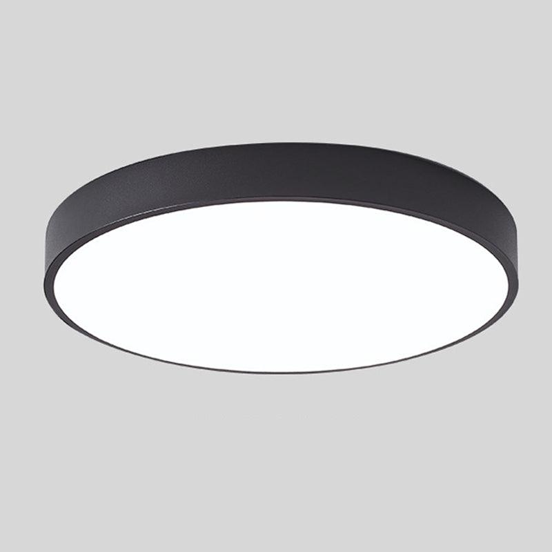 Przytulia Dom | Skandynawska Lampa Sufitowa LED Macaron Drewniana – Okrągły Plafon 23/30 cm