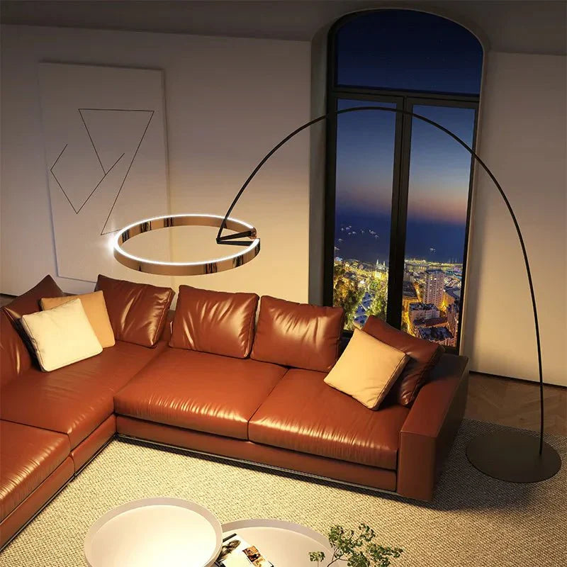 Przytulia Dom | Skandynawska Lampa Podłogowa LED E27 – Designerska Lampa Stojąca Nordic