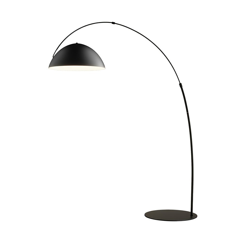 Przytulia Dom | Lampa Podłogowa Łukowa LED E27 – Skandynawska Regulowana Lampa Stojąca