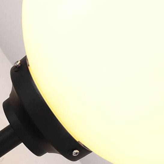 Przytulia Dom | Zewnętrzna Lampa Ścienna Solarna LED Wodoodporna 5–8W – Kula Ogrodowa Aluminium
