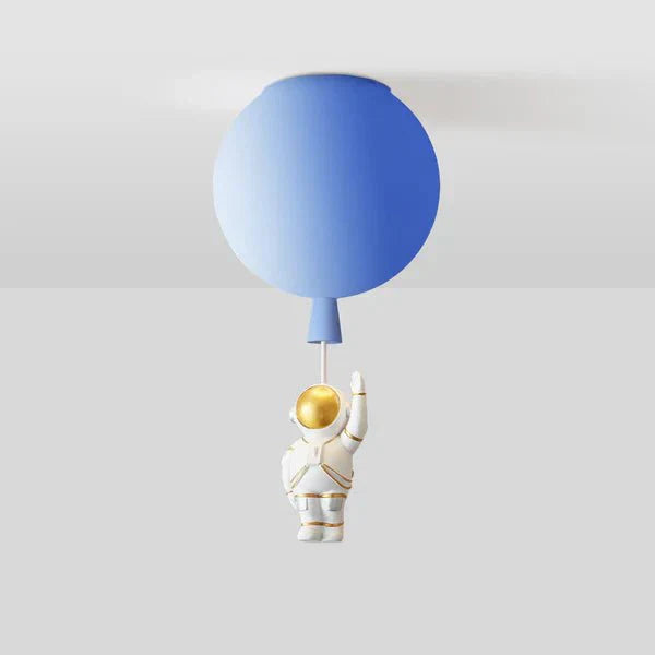 Przytulia Dom | Lampa Sufitowa LED Księżyc i Astronauta – Dekoracyjny Plafon E27