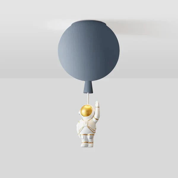 Przytulia Dom | Lampa Sufitowa LED Księżyc i Astronauta – Dekoracyjny Plafon E27