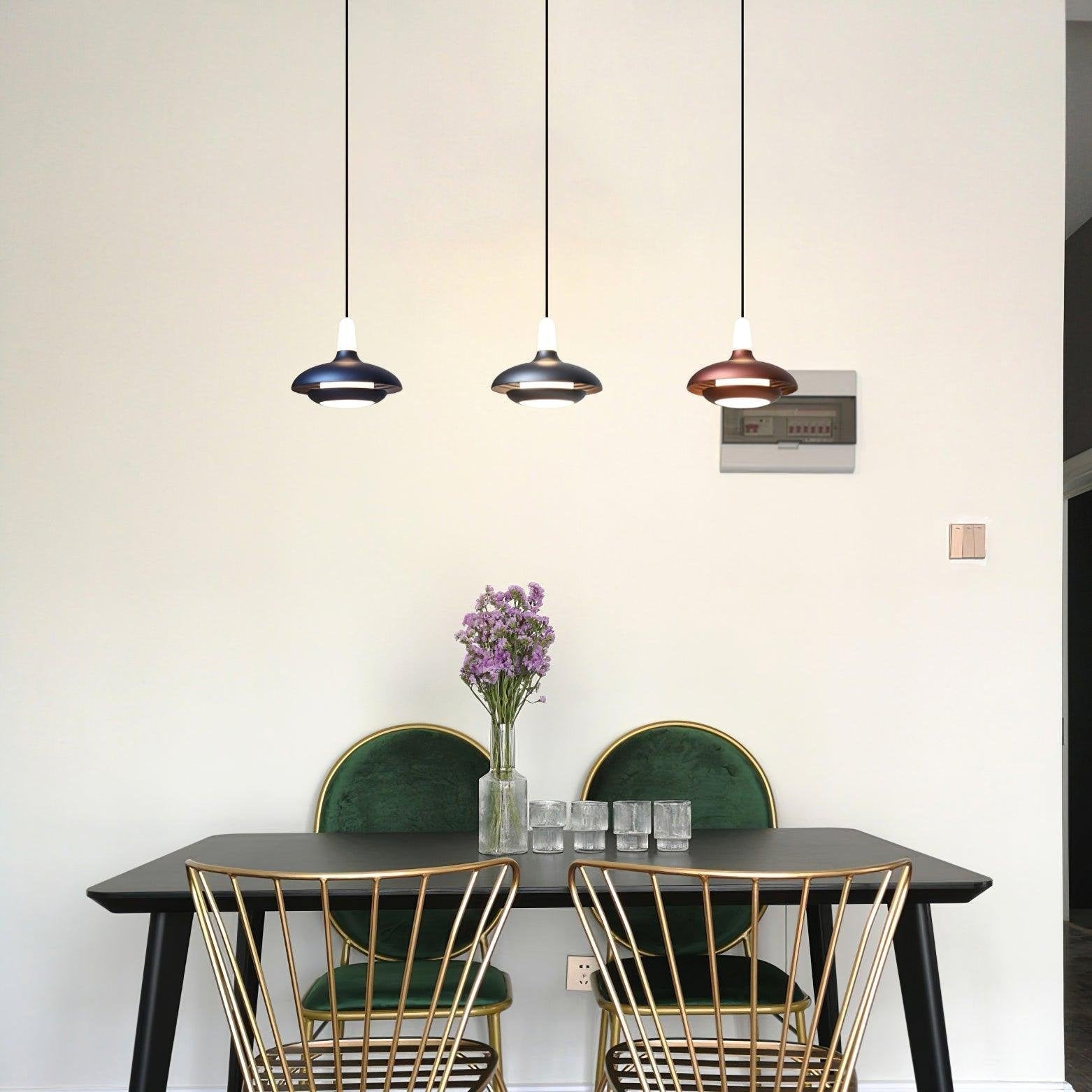 Przytulia Dom | Fiji Lampa Wisząca LED 9W – Nowoczesna Lampa Sufitowa 3000K–6000K