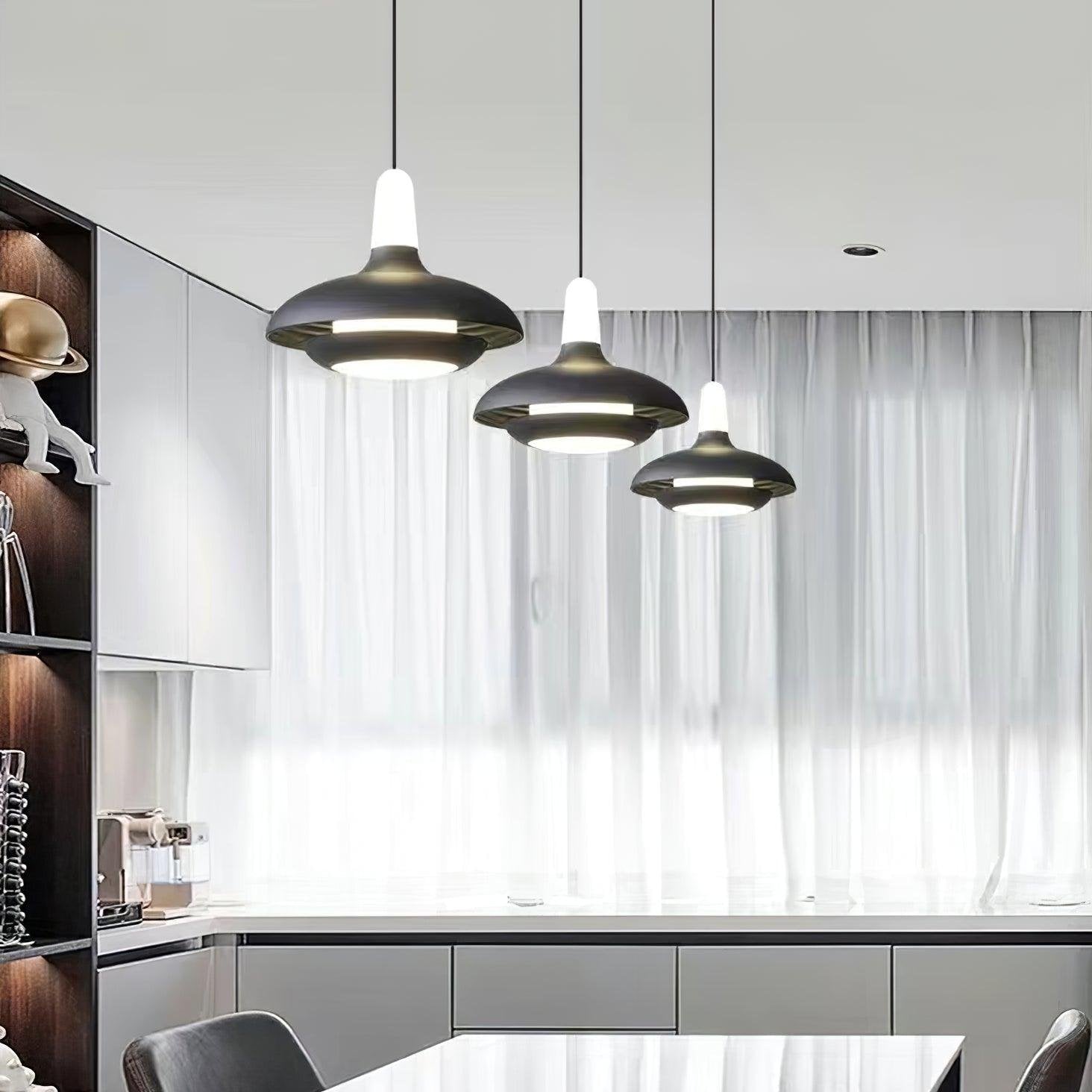 Przytulia Dom | Fiji Lampa Wisząca LED 9W – Nowoczesna Lampa Sufitowa 3000K–6000K