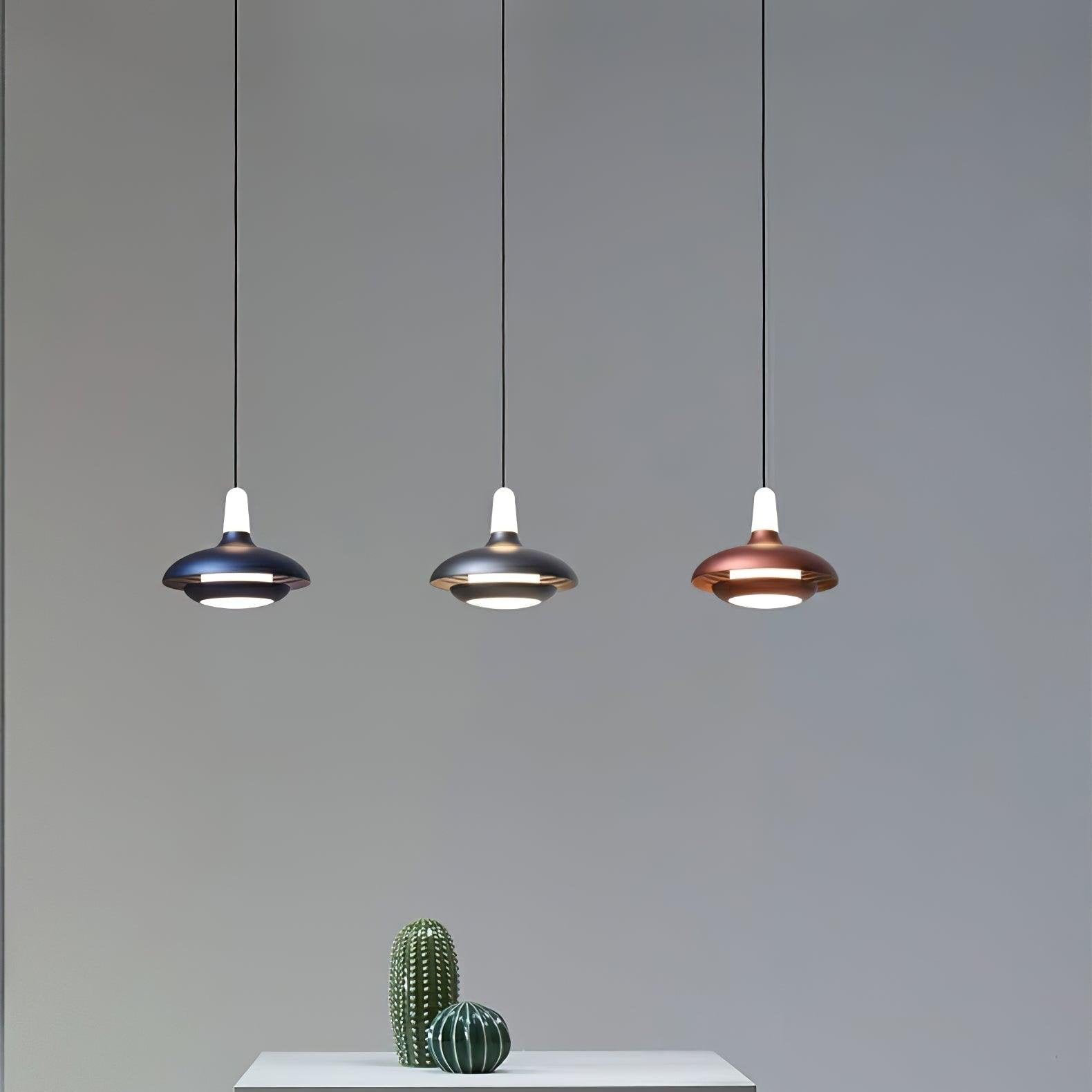 Przytulia Dom | Fiji Lampa Wisząca LED 9W – Nowoczesna Lampa Sufitowa 3000K–6000K