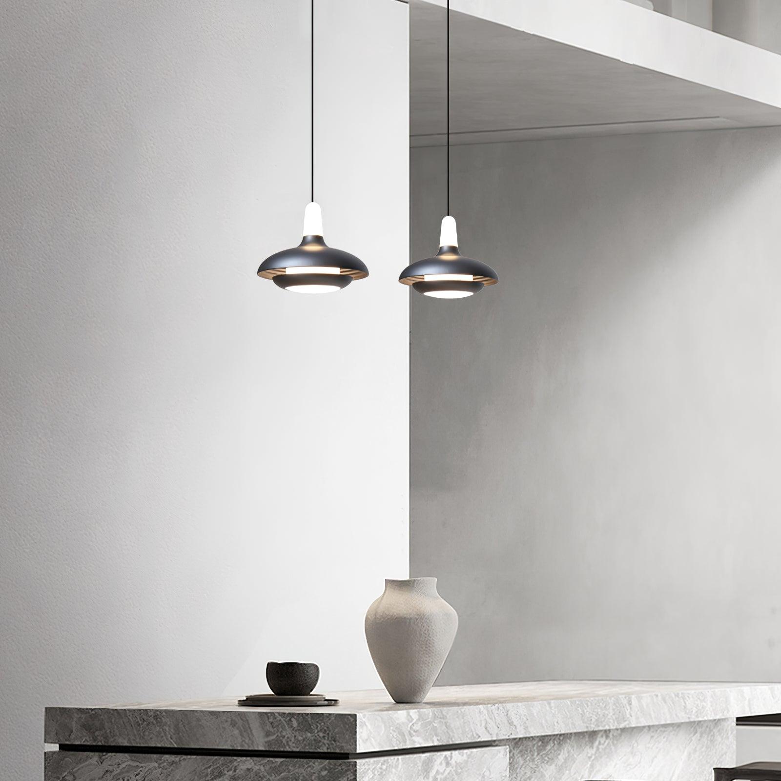 Przytulia Dom | Fiji Lampa Wisząca LED 9W – Nowoczesna Lampa Sufitowa 3000K–6000K