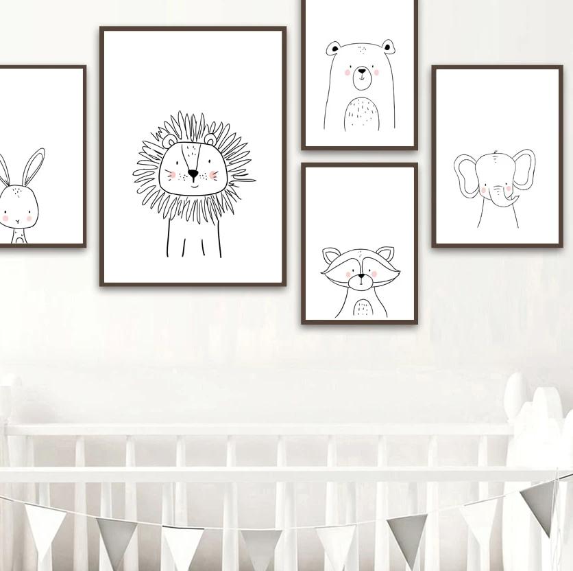 Przytulia Dom | Dekoracyjne Plakaty na Płótnie z Motywem Zwierząt – Canvas Prints do Wnętrz