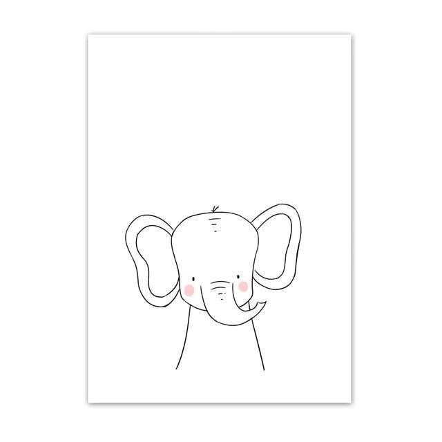Przytulia Dom | Dekoracyjne Plakaty na Płótnie z Motywem Zwierząt – Canvas Prints do Wnętrz