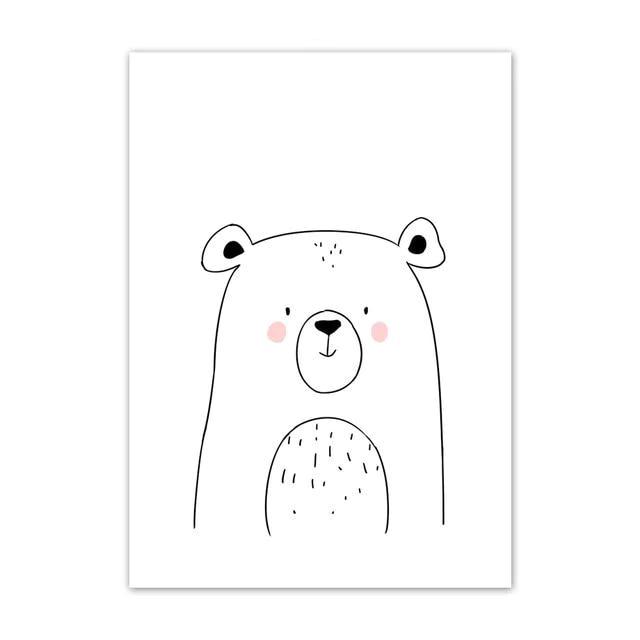 Przytulia Dom | Dekoracyjne Plakaty na Płótnie z Motywem Zwierząt – Canvas Prints do Wnętrz