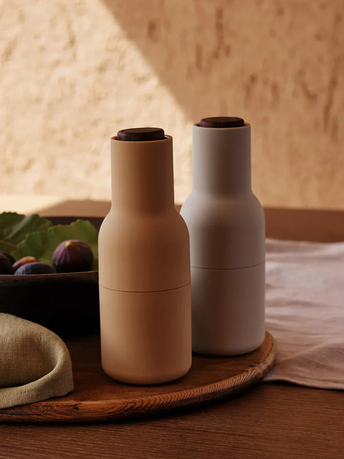 Przytulia Dom | Zestaw 2 Młynków do Pieprzu – Ceramiczny Mechanizm – Nowoczesny Design do Kuchni