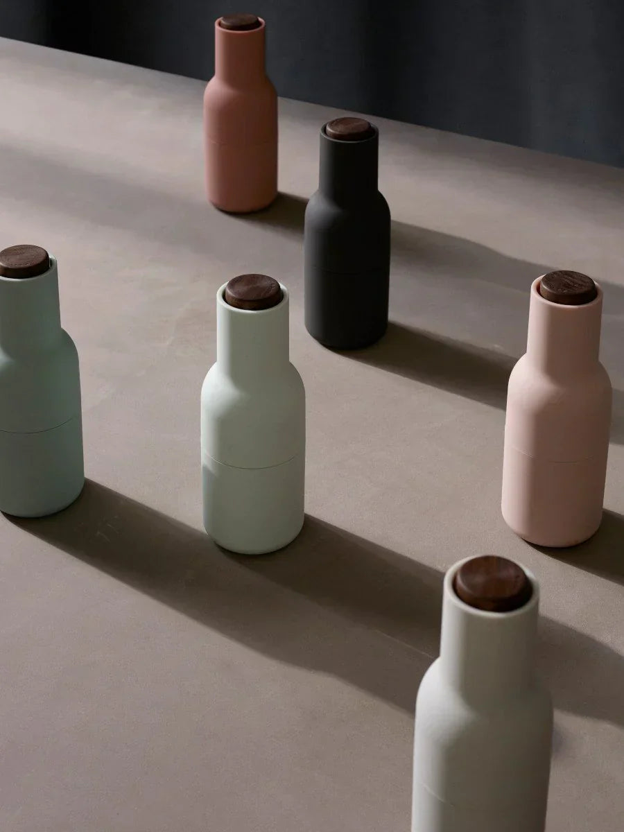 Przytulia Dom | Zestaw 2 Młynków do Pieprzu – Ceramiczny Mechanizm – Nowoczesny Design do Kuchni