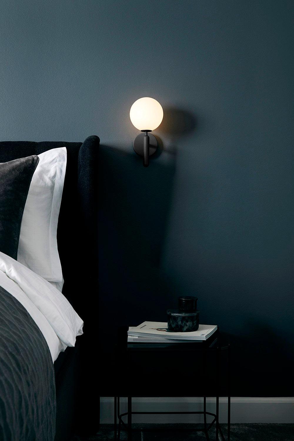 Przytulia Dom | Lampa Ścienna E14 – Skandynawska Lampa Ścienna Mosiądz i Szkło