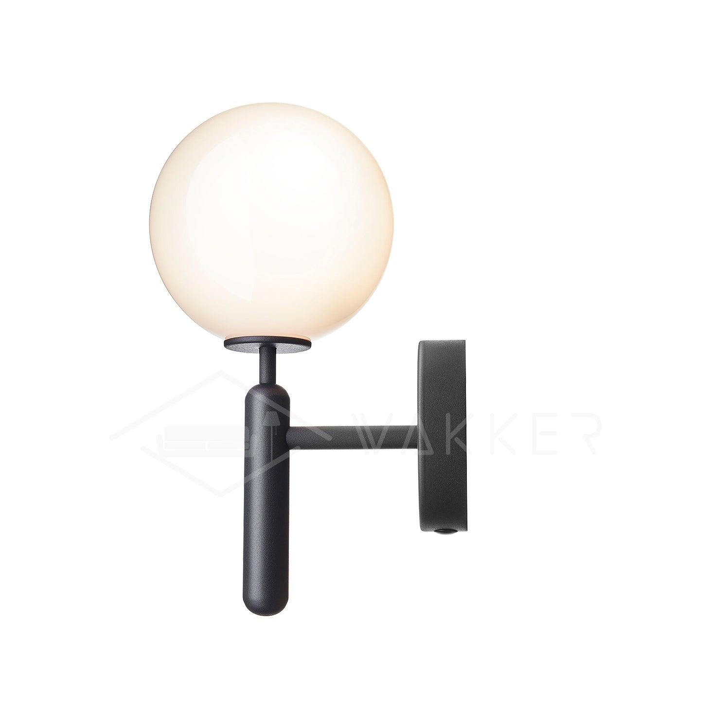 Przytulia Dom | Lampa Ścienna E14 – Skandynawska Lampa Ścienna Mosiądz i Szkło