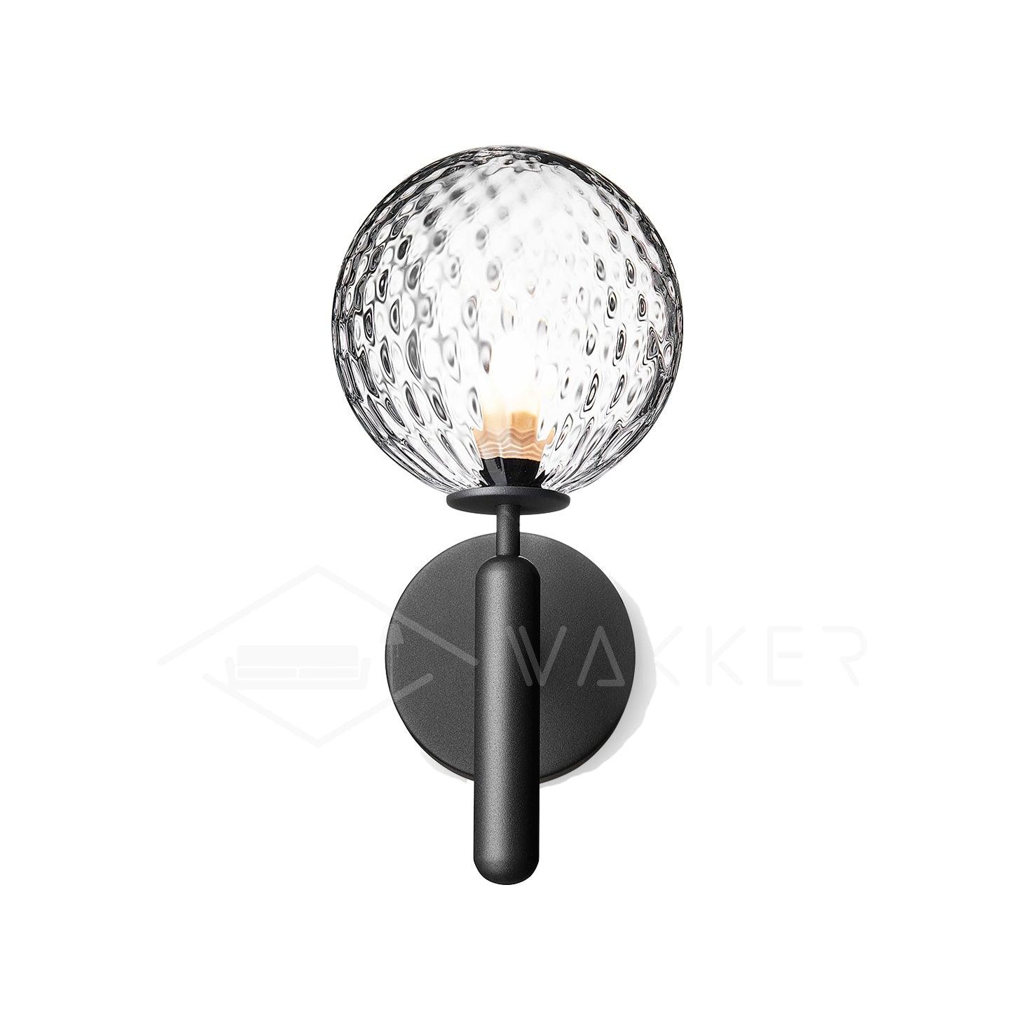 Przytulia Dom | Lampa Ścienna E14 – Skandynawska Lampa Ścienna Mosiądz i Szkło