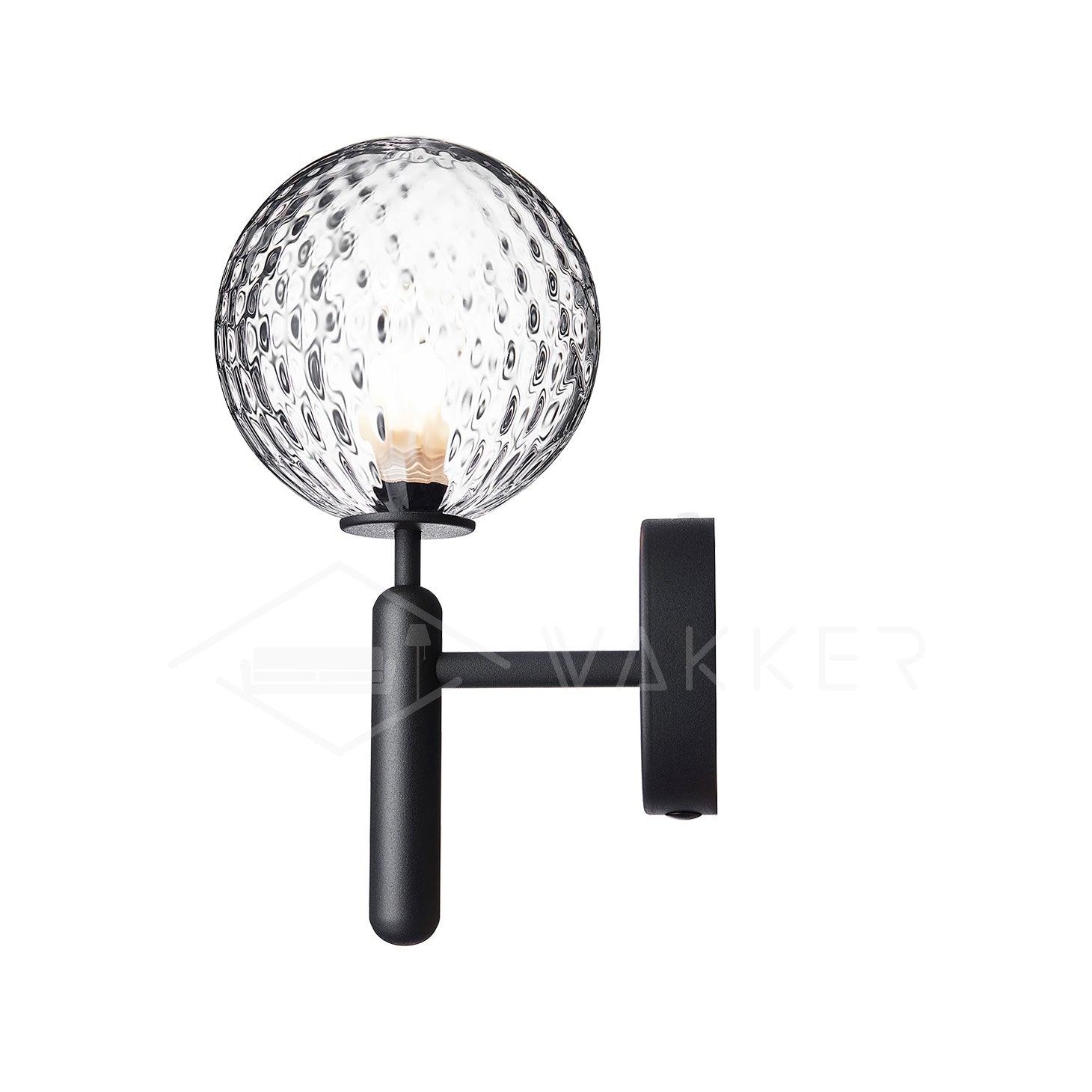 Przytulia Dom | Lampa Ścienna E14 – Skandynawska Lampa Ścienna Mosiądz i Szkło