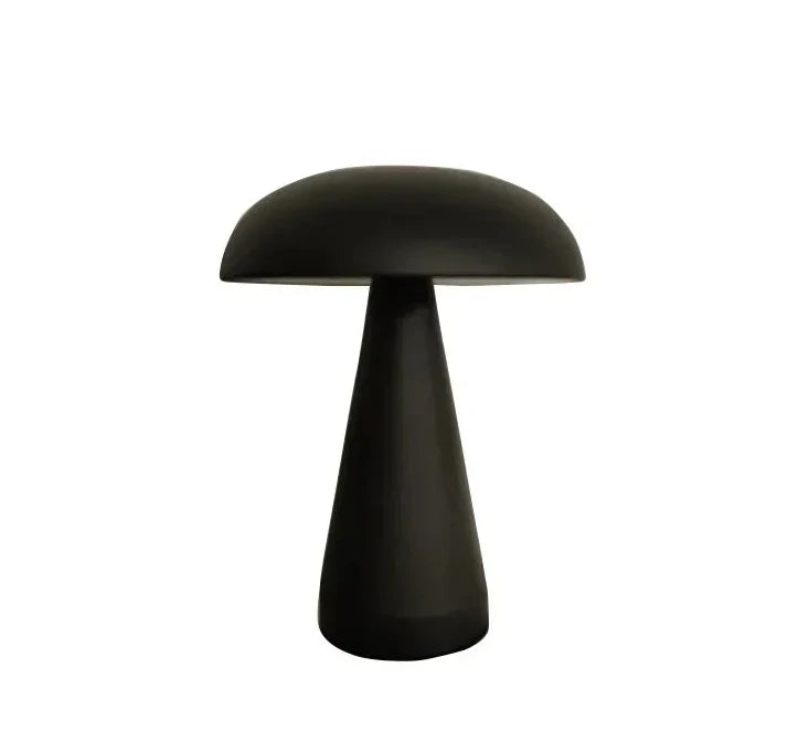 Przytulia Dom | Retro Lampa Stołowa LED Grzybek – Bezprzewodowa, Dimmable, Dotykowa USB