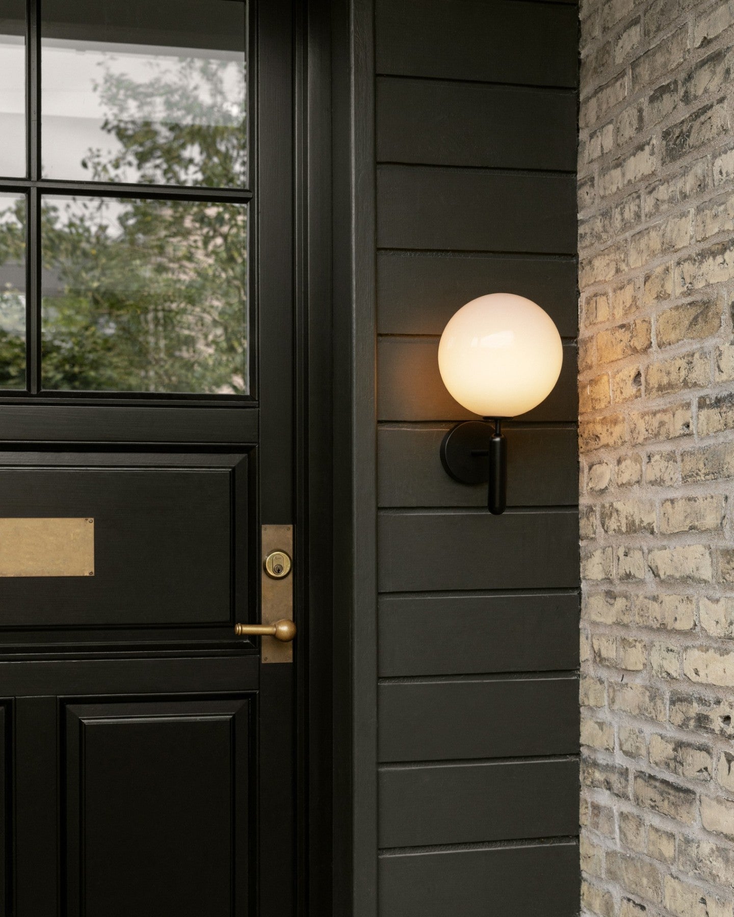 Przytulia Dom | Lampa Ścienna E14 – Skandynawska Lampa Ścienna Mosiądz i Szkło