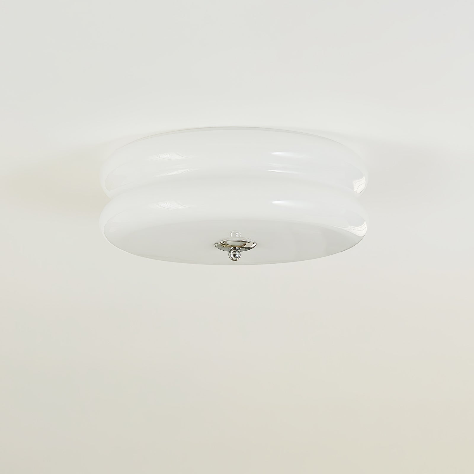 Przytulia Dom | Art Deco Vintage Lampa Sufitowa LED 24W – Plafon Szklany 3000K–6000K