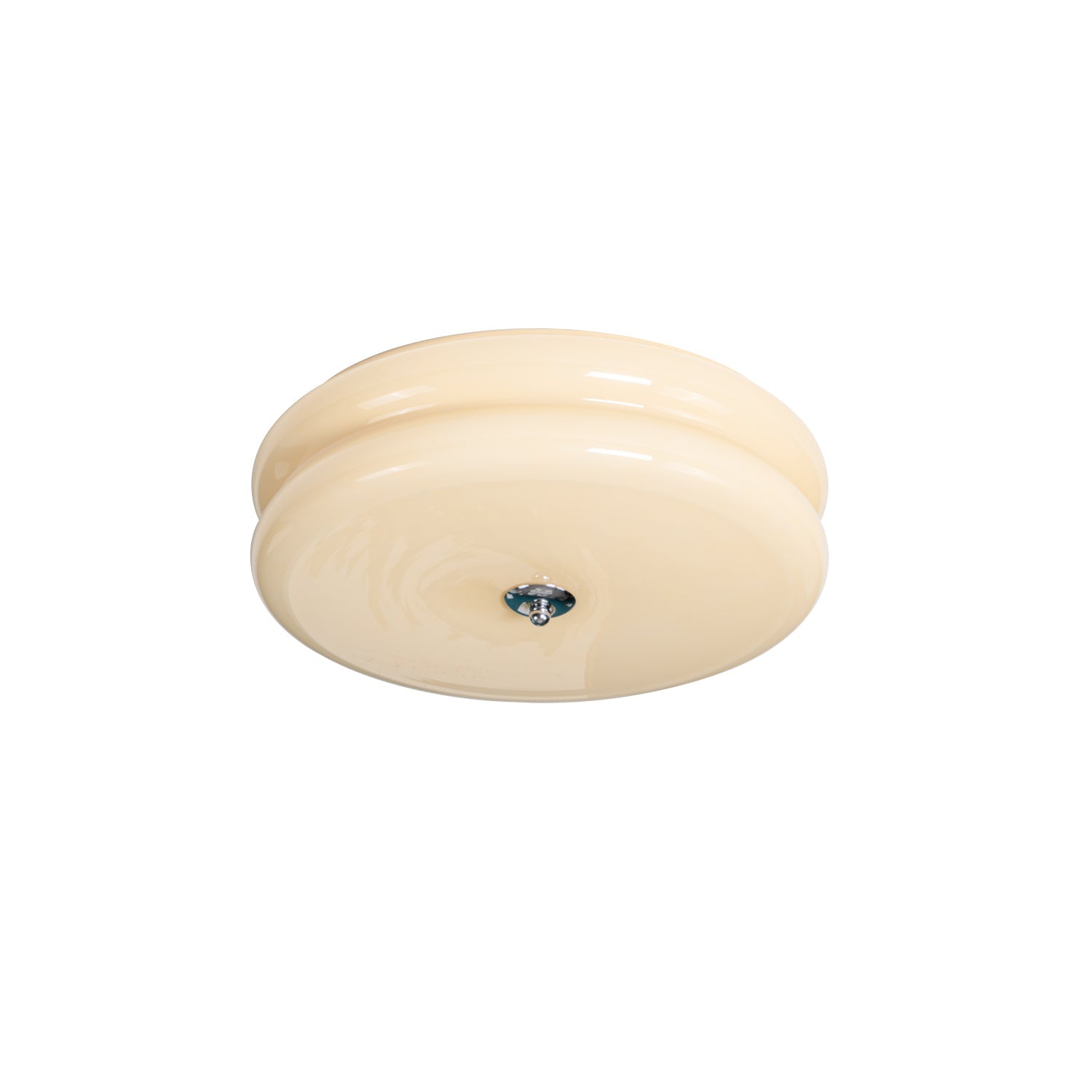 Przytulia Dom | Art Deco Vintage Lampa Sufitowa LED 24W – Plafon Szklany 3000K–6000K