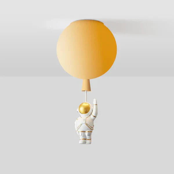 Przytulia Dom | Lampa Sufitowa LED Księżyc i Astronauta – Dekoracyjny Plafon E27