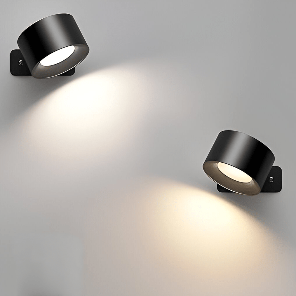 Przytulia Dom | Bezprzewodowa Lampa Ścienna LED – Regulowana 360° Lampka Dimmable USB