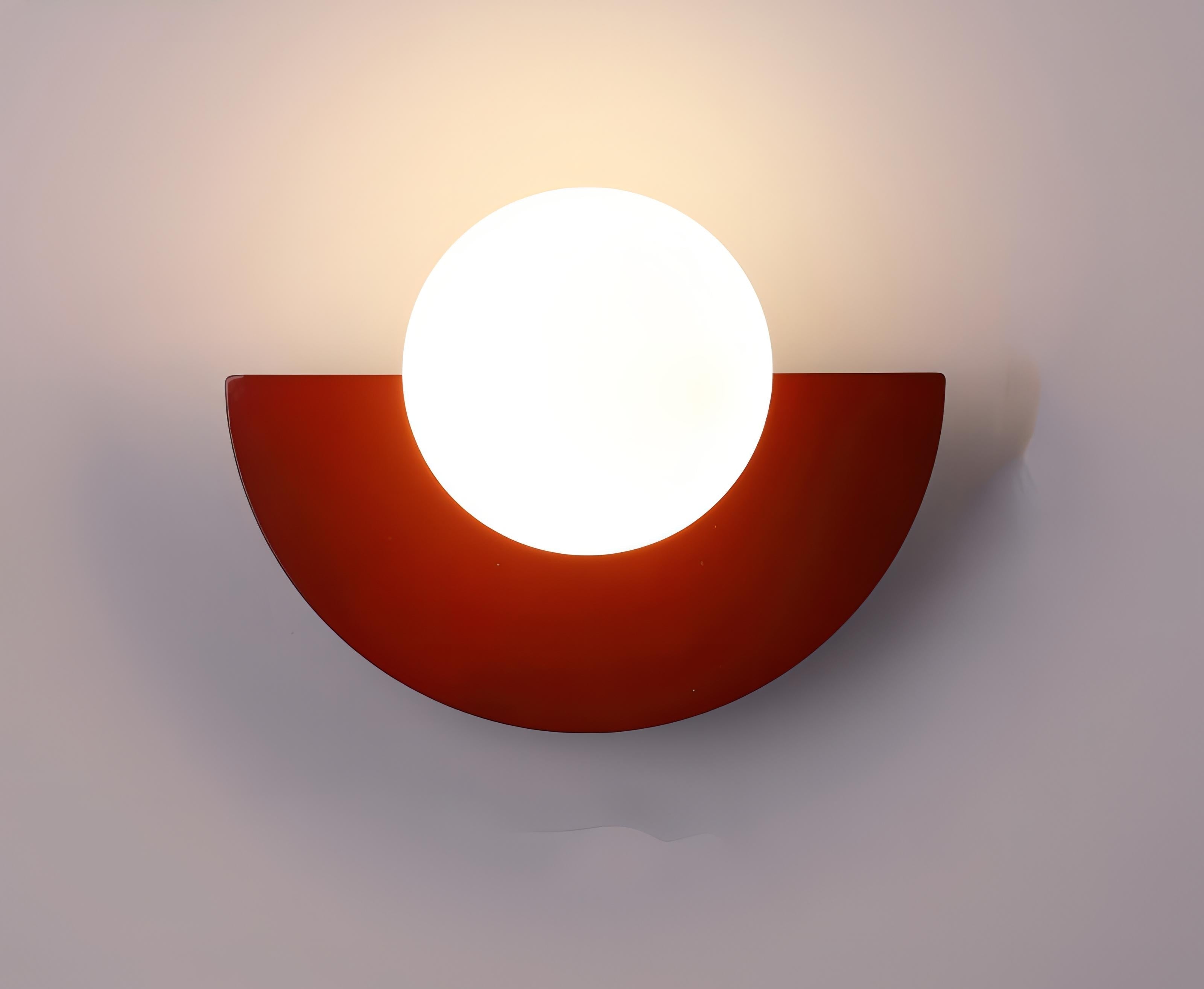 Przytulia Dom | Skandynawska Lampa Ścienna Półokrągła LED G9 – Nowoczesna Lampa Wewnętrzna