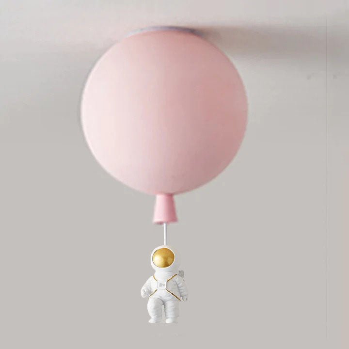Przytulia Dom | Lampa Sufitowa LED Księżyc i Astronauta – Dekoracyjny Plafon E27