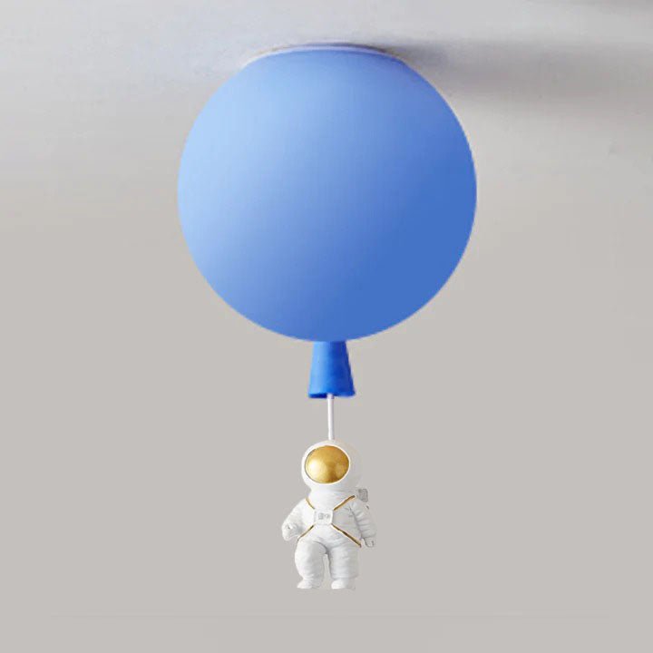 Przytulia Dom | Lampa Sufitowa LED Księżyc i Astronauta – Dekoracyjny Plafon E27