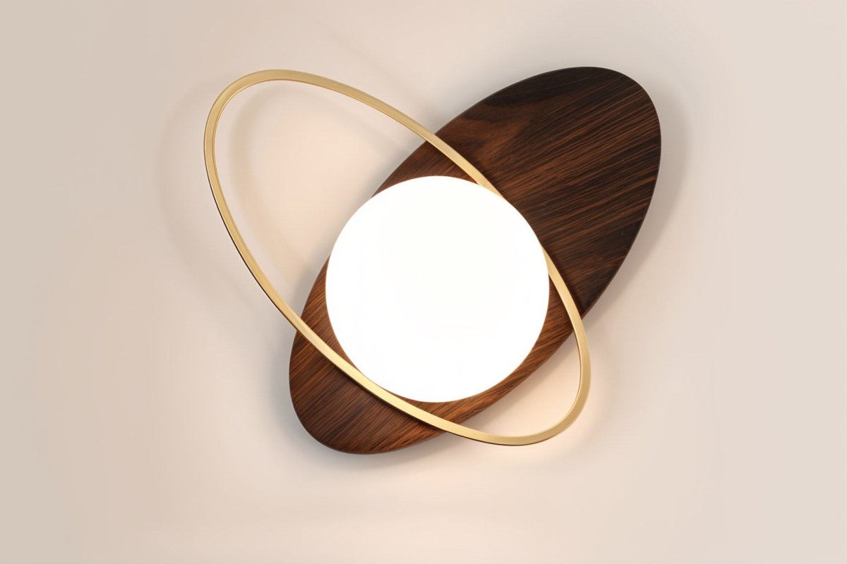 Przytulia Dom | Lampa Ścienna LED G9 – Elegancka Lampa Ścienna Metal i Szkło (Czarna/Złota)