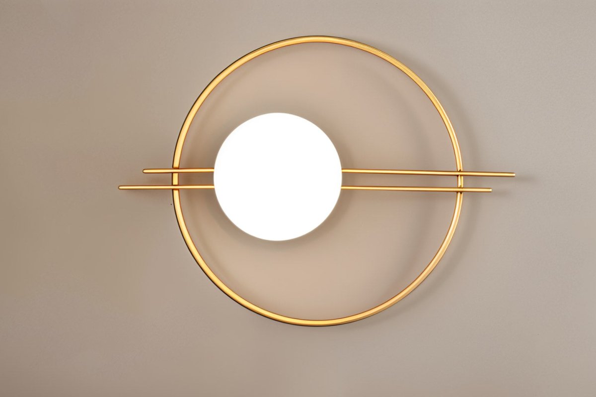 Przytulia Dom | Lampa Ścienna LED G9 – Elegancka Lampa Ścienna Metal i Szkło (Czarna/Złota)
